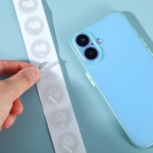 70 Stück NFC Tag Aufkleber NFC Ntag215 Aufkleber Wiederbeschreibbar Programmierbar NFC-Chip 504 Byte Chip Sticker für Alle NFC-fähigen Handys und Geräte