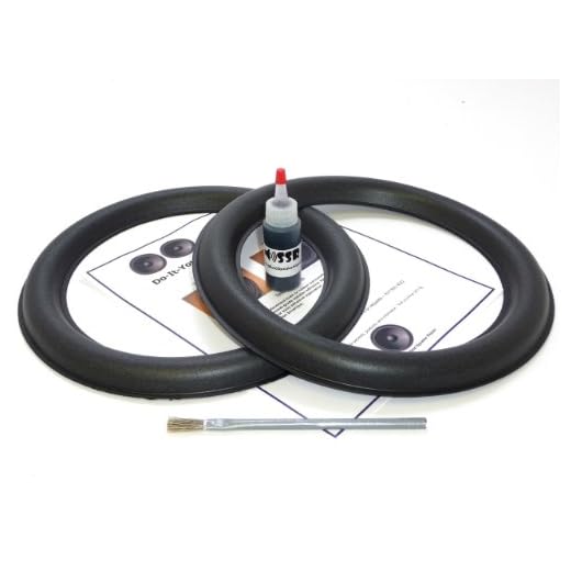 Springfield Speaker Subwoofer Foam Surround Edge Repair Kit - 2 Speaker Kit - Compatible with Only JL Audio 12W6v2