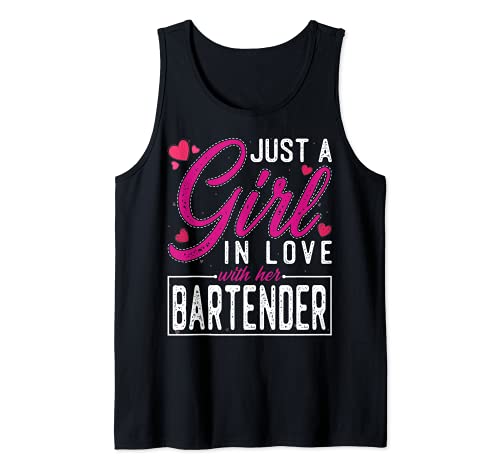 Just a Girl in Love with Her Bartender - Funny Wife Canotta