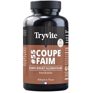 Konjac Coupe Faim | Perte De Poids Rapide et Efficace | Coupe Faim Puissant et Efficace | Minceur Perte de Poids Rapidement | TRYVITE | 90 Gelule Minceur Puissante | Fabriqué en France