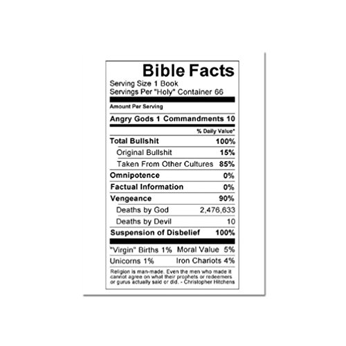 Bible Facts Refrigerator Magnet - [3
