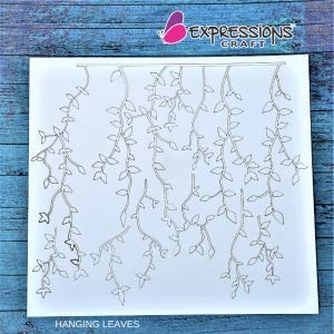Expressions Craft Chipboard Cutouts & Embellishments for Mixed Media/Scrapbooking/Cardmaking & Other DIY Crafts -Hangings Leaves