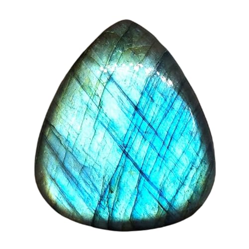Labradorite cabochon poire 35x30mm gemme naturelle pour bricolage bijoux