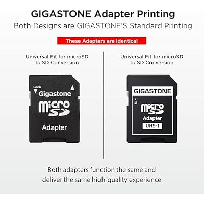 GIGASTONE 8GB Micro SD Card 2-Pack, Full HD Video, Surveillance Security Cam Action Camera Drone, 80MB/s Micro SDHC Class 10