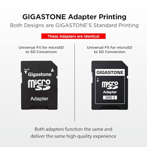 GIGASTONE 8GB Micro SD Card 10-Pack, Full HD Video, Surveillance Security Cam Action Camera Drone, 80MB/s Micro SDHC Class 10 by Gigastone - Used condition - Image 2