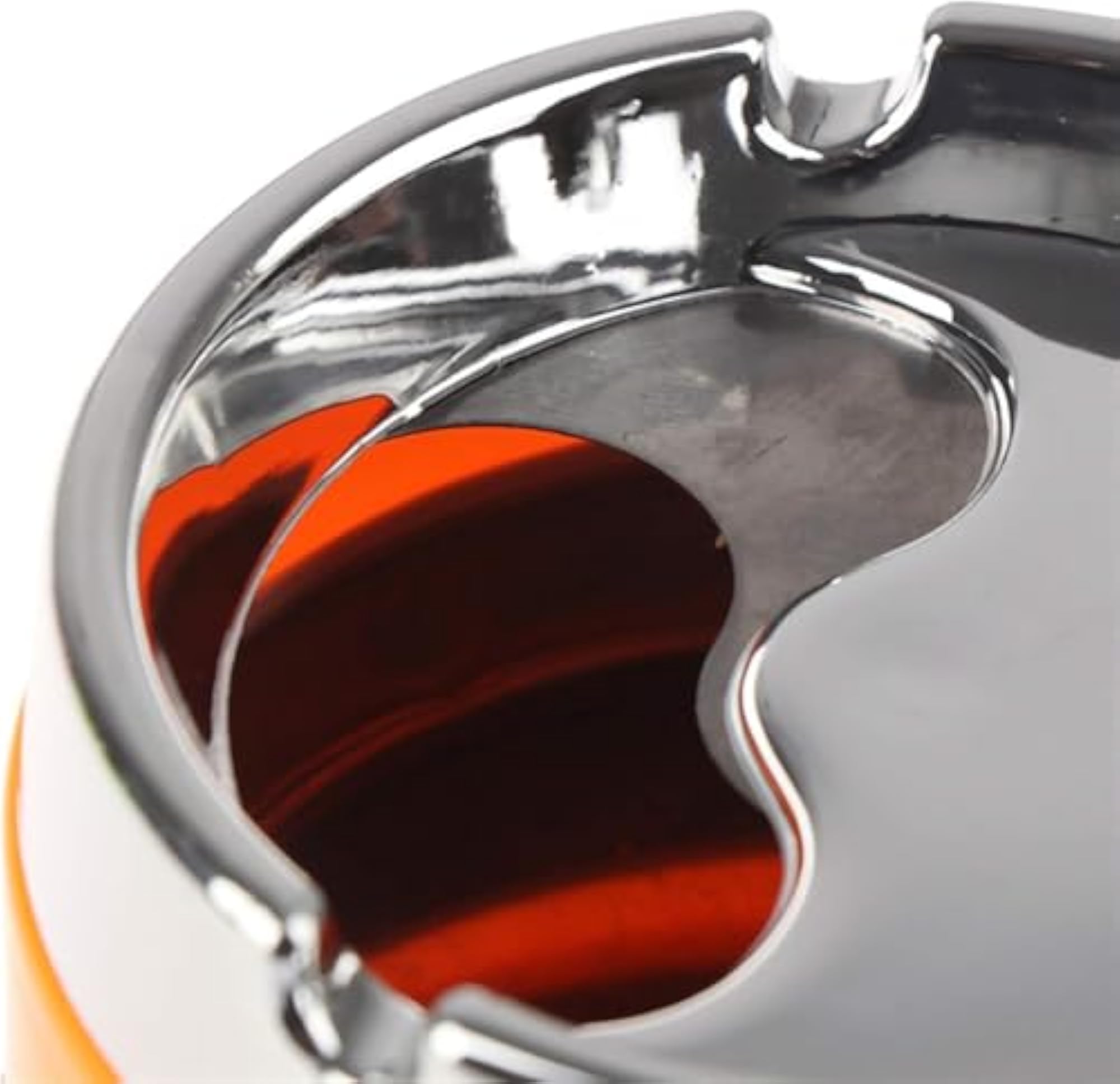 Stainless Steel & Plastic Ashtray, Durable Design