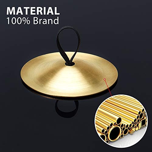 Boao BOAO-FINGER CYMBALS-01 6 Pieces Finger Cymbals Belly Dancing Finger Dance Finger Zills Dance Finger Musical Instrument thumb #2