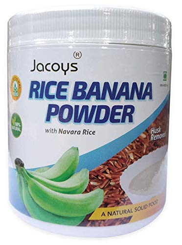 Jacoys Organic Malt Navara Rice Banana Health Mix for Babies Porridge Baby Cereal Baby Food for Adults Kids 200 G