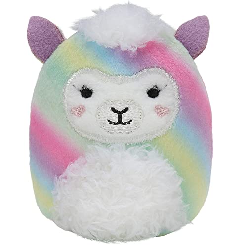 Squishville by Squishmallow Mini Plush Rainbow Dream Squad, Six 2” Rainbow Animals, Irresistibly Soft Colorful Plush, Mini Cat, Llama, and Panda Squishmallows - Thumbnail 6