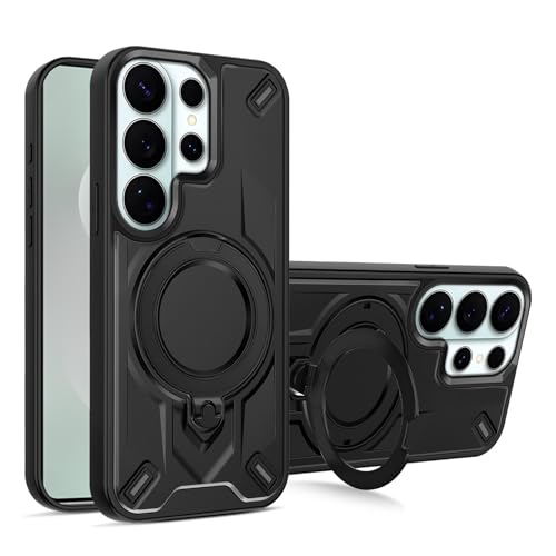 Coque Samsung S26 Ultra mince mate antichoc étui magnétique noir bague