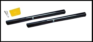 2x Car Window Tint Film Tinting Super Dark Black Limo 5% 76Cm x 6M New In Tube