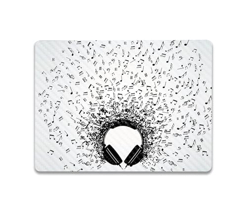 Image of MightySkins Carbon Fiber Skin Compatible with Microsoft Surface Laptop Go 3 (2023) Full Wrap Kit - Earworm | Protective, Durable Textured Carbon Fiber Finish | Made in The USA