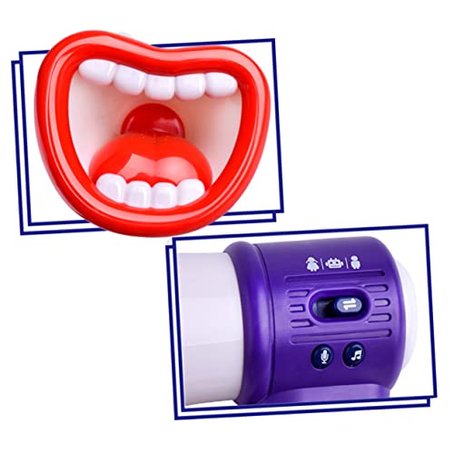 YARNOW 2 Unidades fingir jogar microfone de brinquedo mini microfone brinquedos brinquedo alto-falan