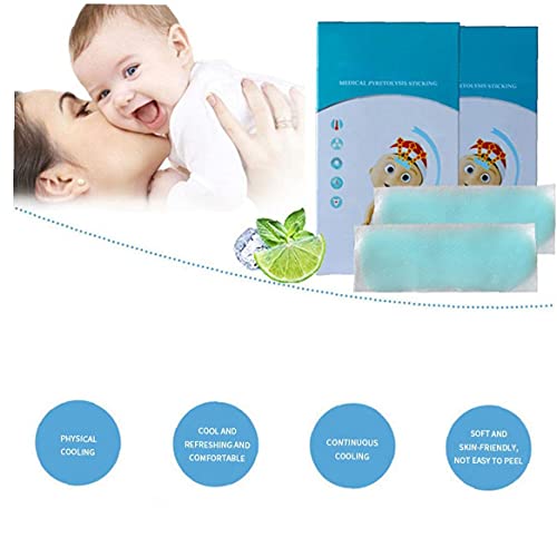 Rrunzfon Kühlung Gelblatt Baby Fieberkühlung Gel Patches Erwachsene Kopfschmerzen Schmerzlinderung Paste 4 stücke Natürliche Schmerzlinderung - Image 8