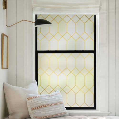 Película Decorativa para Ventanas DKTIE Dorada 17.7 x 78.7 in miniatura 4