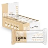 EXO Prebiotic Protein Bars, Cookie Dough, 12 Count, 14g Protein, Vitamin B12, Gut Heath, Sustainable | Gluten Free, Dairy Free, Low Sugar, Non-GMO | Vegetarian, Paleo | Vitamins, Sustained Energy