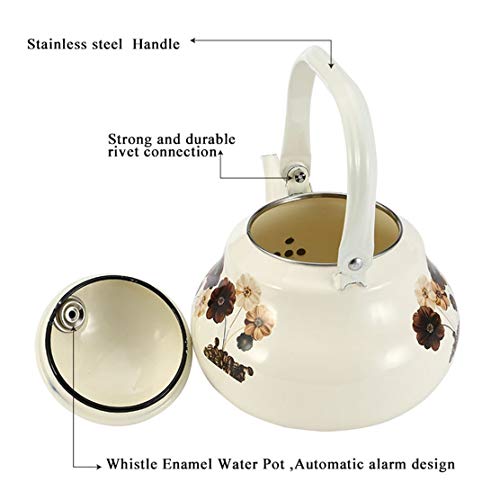 Cafetière rétro en émail et acier de qualité supérieure pour plaque gaz