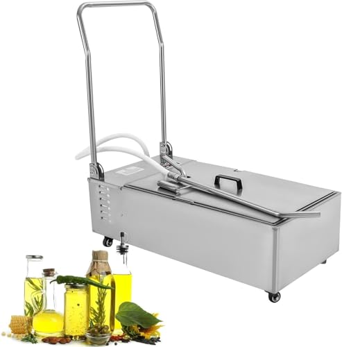 Máquina de filtro de aceite comercial, bomba de aceite de freidora de acero inoxidable para una limpieza eficiente de la cocina y un alto caudal