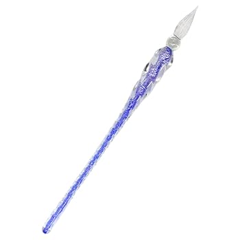 ガラスペン &ブルーブラックインク付 ガラスペン ＆12本インクセット お得セット 万年筆 硝子ペン
