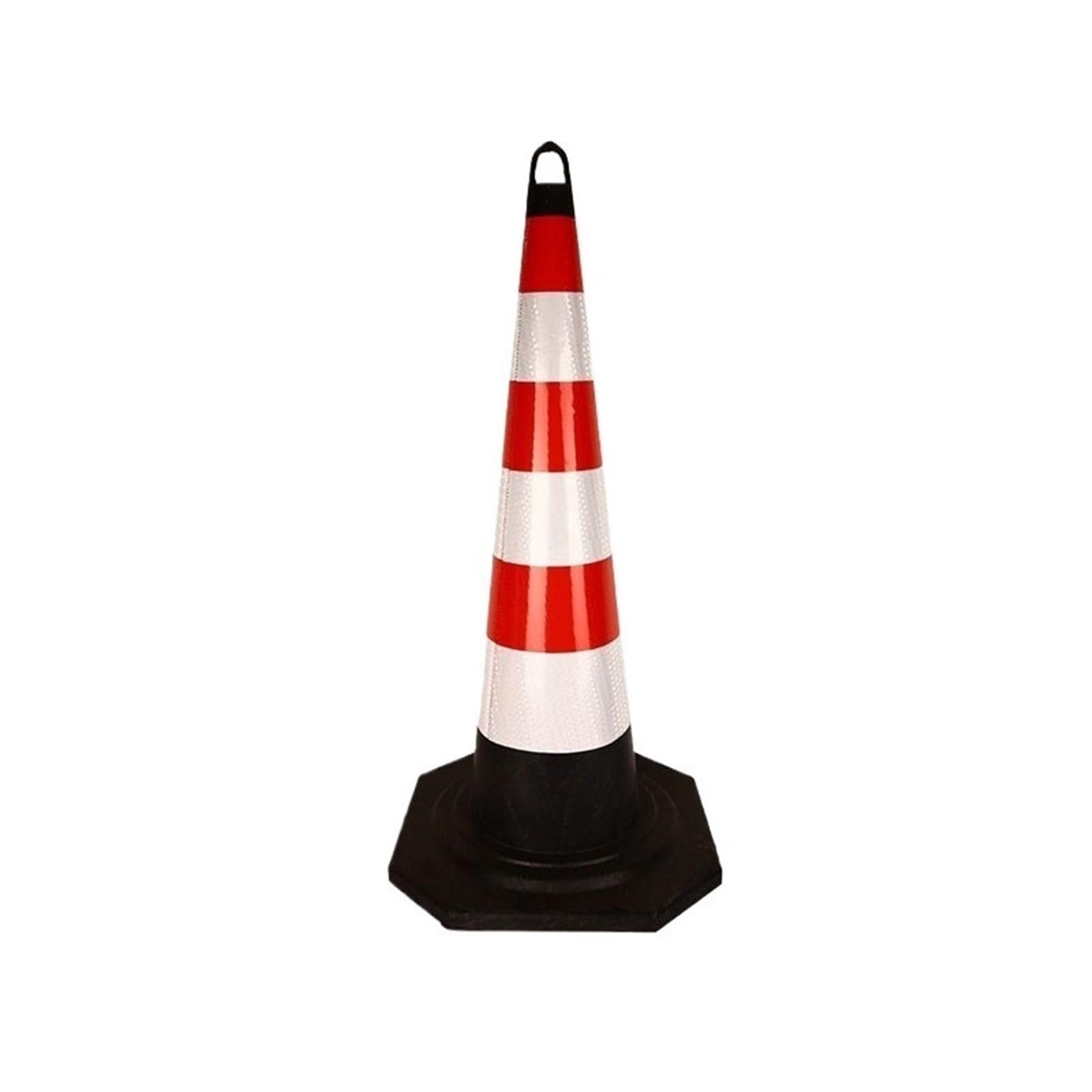 Cône de signalisation Lot de 5 cônes réfléchissants de 90 cm avec poignée for sports de plein air, slalom, entraînement de football Route