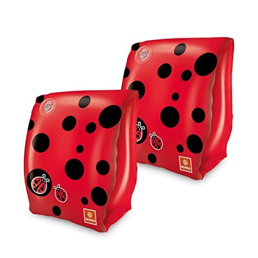 Mondo Toys - Lady Bug Arm Bands - Manguitos Para Niños - Material Pvc - Apto Para Niños De 2 A 6 Años Con Peso 6-20 Kg - 16853