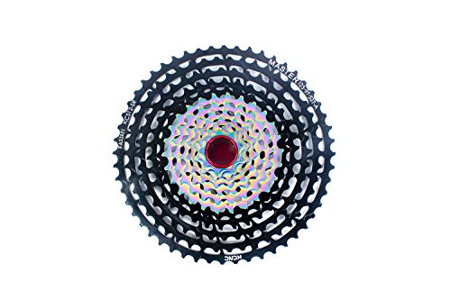 Kcnc Mountain Bicycle Cycling Cassette 12 Speed Bike 9-52T Wide Teeth For Sram Eagle Xx1/X01/Gx Rear Derailleur Use-Ultra Light Only 327G Black #TOP4