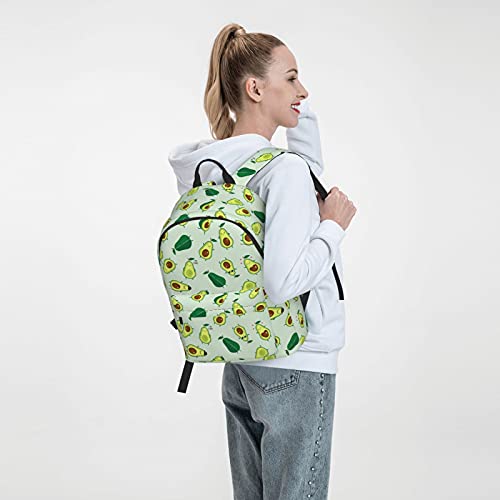 16 inch backpack Funny Cartoon Avocado Laptop Backpack Full Print School Bookbag Shoulder Bag for Travel Daypack3