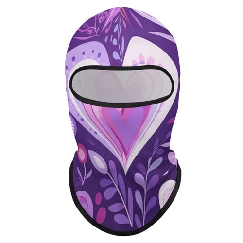 Balaclava para Hombre y Mujer con Diseño de Corazón, Máscara de Ski para Cubrir Toda la Cara para Ciclismo miniatura 7