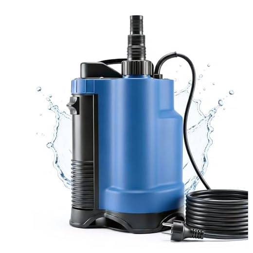 Schmutzwasserpumpe CHM GmbH® Drainage Tauchpumpe 13.000 l/h 8,5 m Förderhöhe, 0,85 bar 750 Watt integrierter Schwimmer