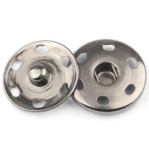 Set di 12 bottoni a pressione grandi da 25 mm