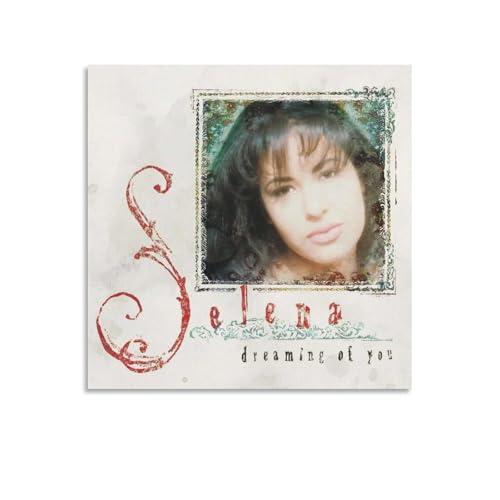 DTEBSSF Selena - Dreaming of You 2 Canvas Poster Wall Decorative Art Painting Living Room Bedroom Decoration Gift Unframe-style16x16inch(40x40cm)