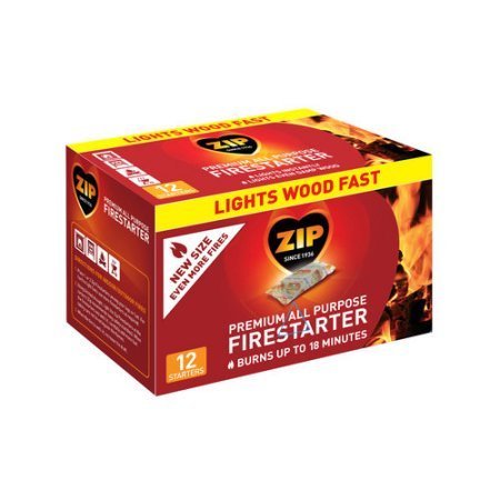 Zip Premium All Purpose Wrapped Fire Starter 72 Pack