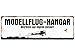 Produktbild Interluxe METALLSCHILD Shabby Vintage Blechschild MODELLFLUG-Hangar Modellbau Club Modellflieger RC-Pilot Geschenk Dekoration