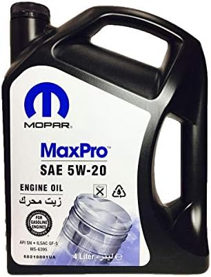 Motoröl MOPAR MaxPro 5W-20 5l, 68518203AA - Preis Und Erfahrung