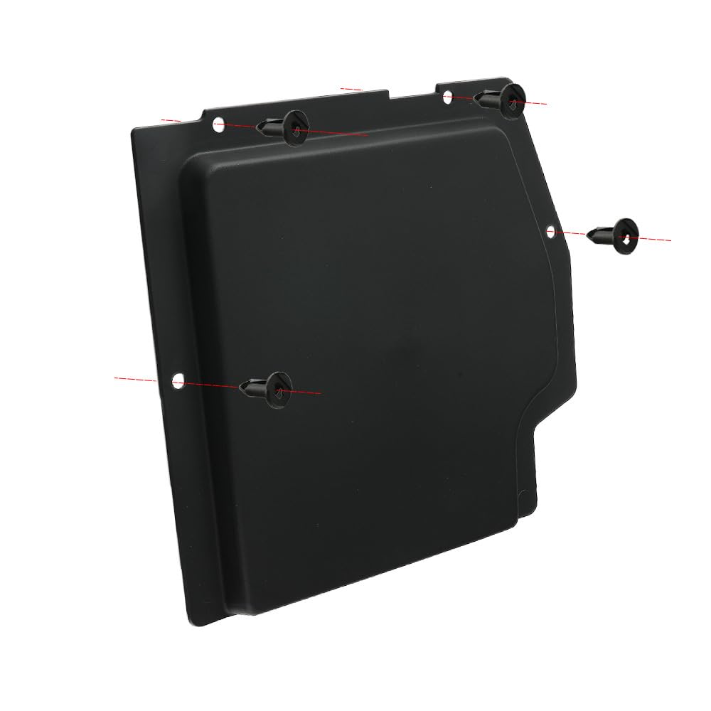 Kit de tapa de batería Para Can-Am Maverick X3, Placa de plástico negro cubierta de la batería Para Can Am Maverick X3 MAX 2017-2025 Todos los modelos Accesorios