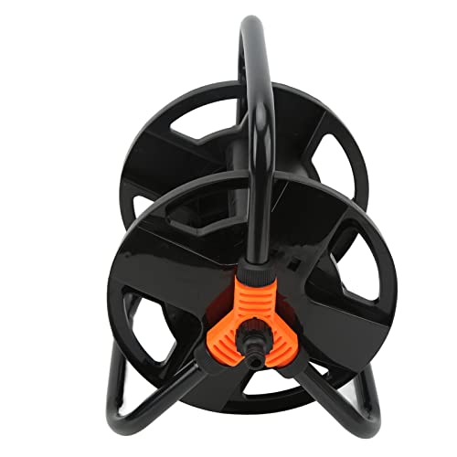 Estante portátil de almacenamiento de carrete de manguera, carrito de herramientas de ABS de un solo brazo para jardín, lavado de coches, accesorios de riego, fácil de usar y almacenar