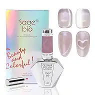 15ml Cat Eye Gel Nail Polish with Magnet Shimmer Glass Bead Effect 03