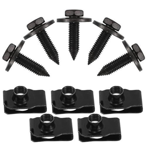 Juego de clips de retención de acero M8 en forma de U para reparación de carrocería
