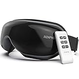 RENPHO Eyeris1 - Heated Eye Massager for Migraine, Temple Massager with Remote, Compression, Bluetooth, Eye Care Device for Eye Relax, Eye Strain Relief, Improve Sleep, Birthday Gifts for Her Him