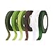 6 Stück Flora Kreppband, Grün Floristenband Selbstklebend Floristenkrepp Set Blumenband Floristik Draht Klebeband Blumen Wickelband Floral Wire Tape für Bouquet Blumensträuße DIY Kunsthandwerk