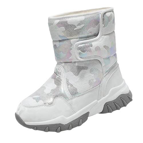 Unisex-Child Snow Boot Girls Boots Big Girls Black Tall Black Waterproo𝐟 Leather Boots For Toddlers Black Boys Boots