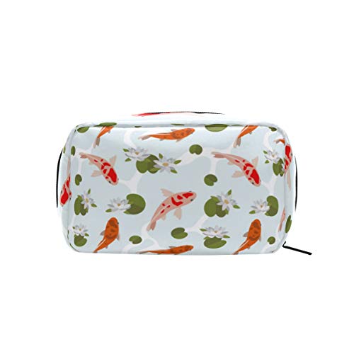 Preisvergleich Produktbild FAJRO Kosmetiktasche Koi Fisch und Lotus