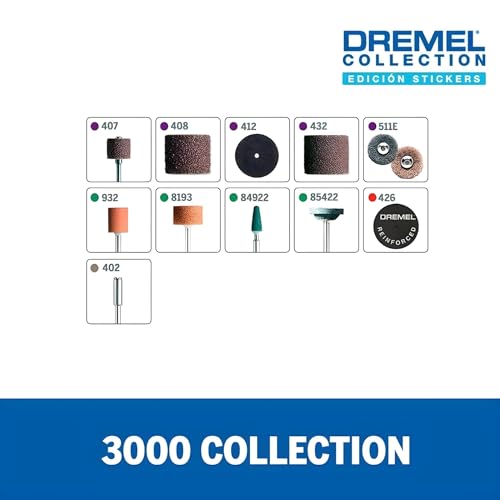 Retífica Série 3000 com 31 Pçs Edição Limitada 110V Compatível com Dremel