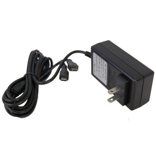 Adaptador AC con cable dual Micro-USB para tablet Insignia Flex 10.1 miniatura 3