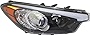 Evan-Fischer Headlight Assembly Compatible with 2014-2016 Kia Forte Forte5 Halogen Passenger Side