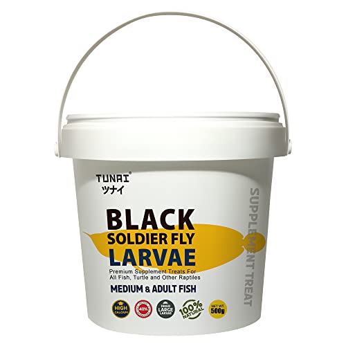 BSF Dried Larvae For Fish, 500g