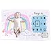 LOGOVISION Unicorn Baby Milestone Blanket, 36