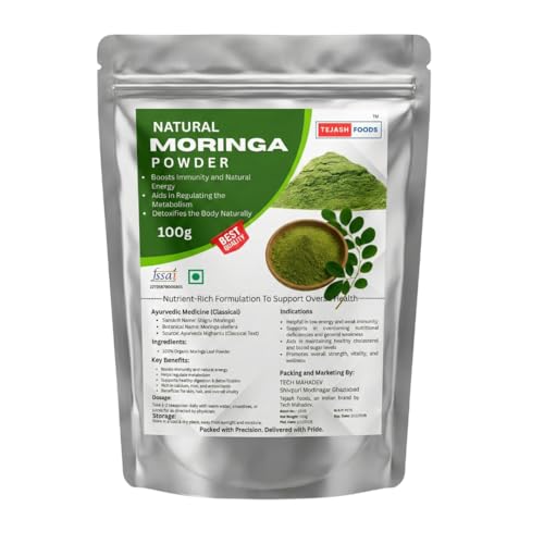 Natural Moringa Powder | Immunity Booster, Detox & Metabolism Sup...