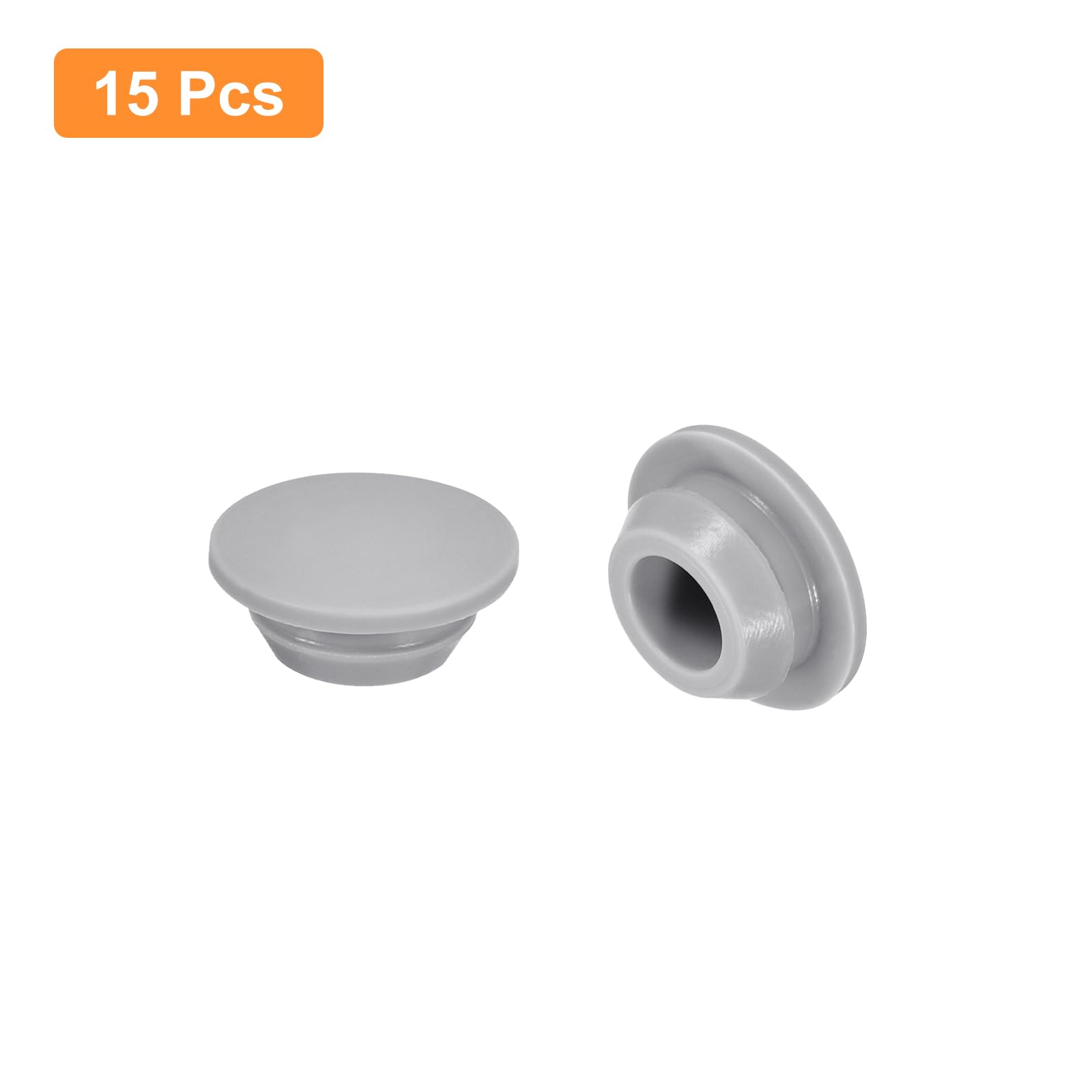 15 Tappi In Silicone Per Fori 10-10.5mm - Gomma Impermeabile Nero - Foto 9