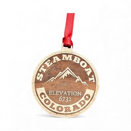 Steamboat Colorado Ornament Christmas Springs 3